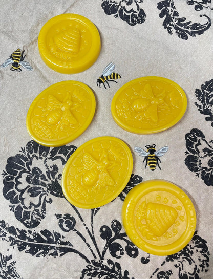 Natural Beeswax Disks