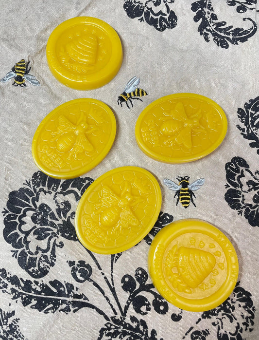 Natural Beeswax Disks
