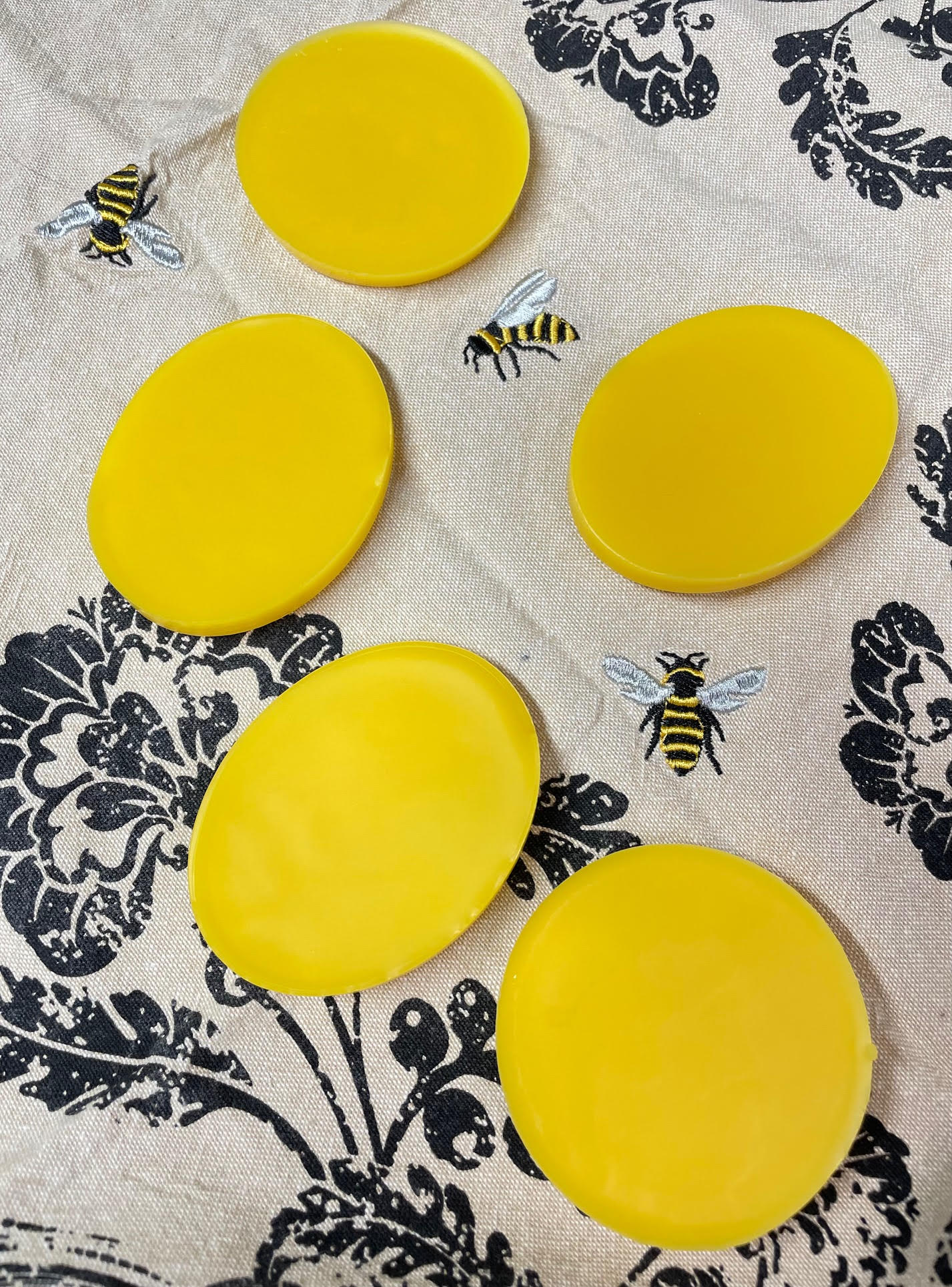 Natural Beeswax Disks