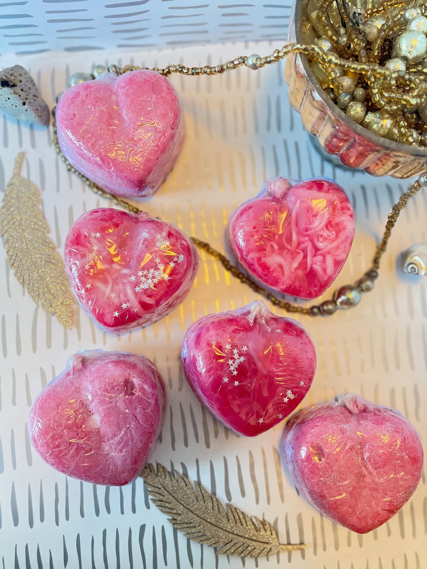 Heart Soap on a Rope - SALE