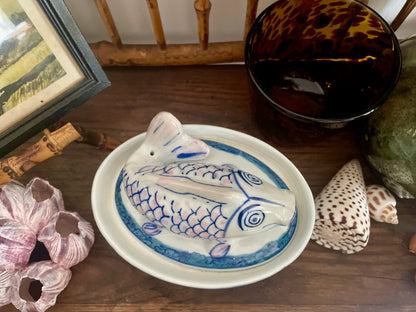 Vintage Koi Fish Tureen Candle
